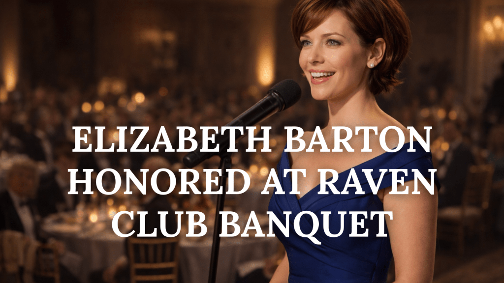 Elizabeth Barton Honored at Raven Club&nbsp;Banquet