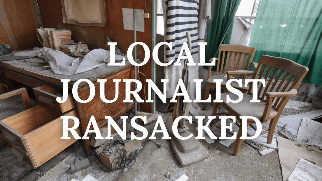 Intruder Ransacks Apartment of Local&nbsp;Journalist